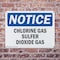 Signmission Chlorine Gas Sulfur Dioxide Gas OSHA Notice Sign, Plastic, 10in W x 7in L, 2PK OS-2PACK-NS-P-710-L-10589 - alternate 5
